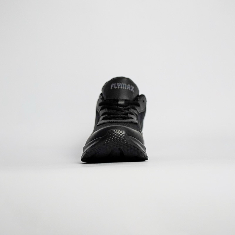 Sepatu Sekolah All Black - Flymax - Gambar 4