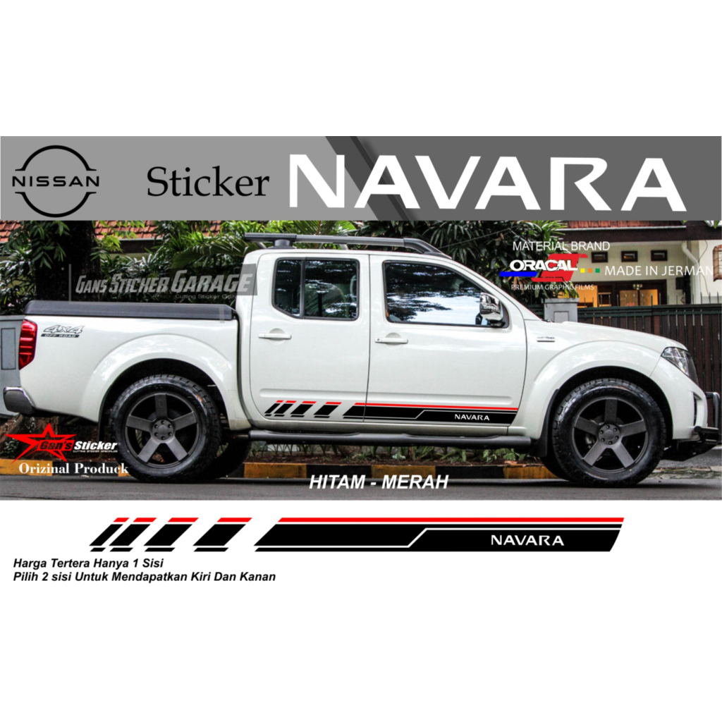 NISSAN NAVARA STICKERS NISSAN NAVARA ACCESSORIES | Shopee Singapore