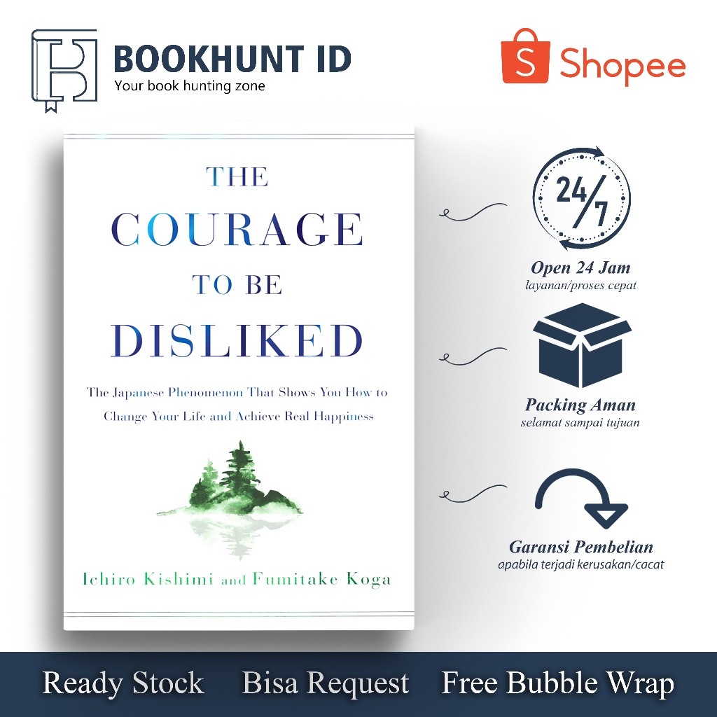 The Courage to Be Disliked by Ichiro Kishimi (English) | Shopee Singapore