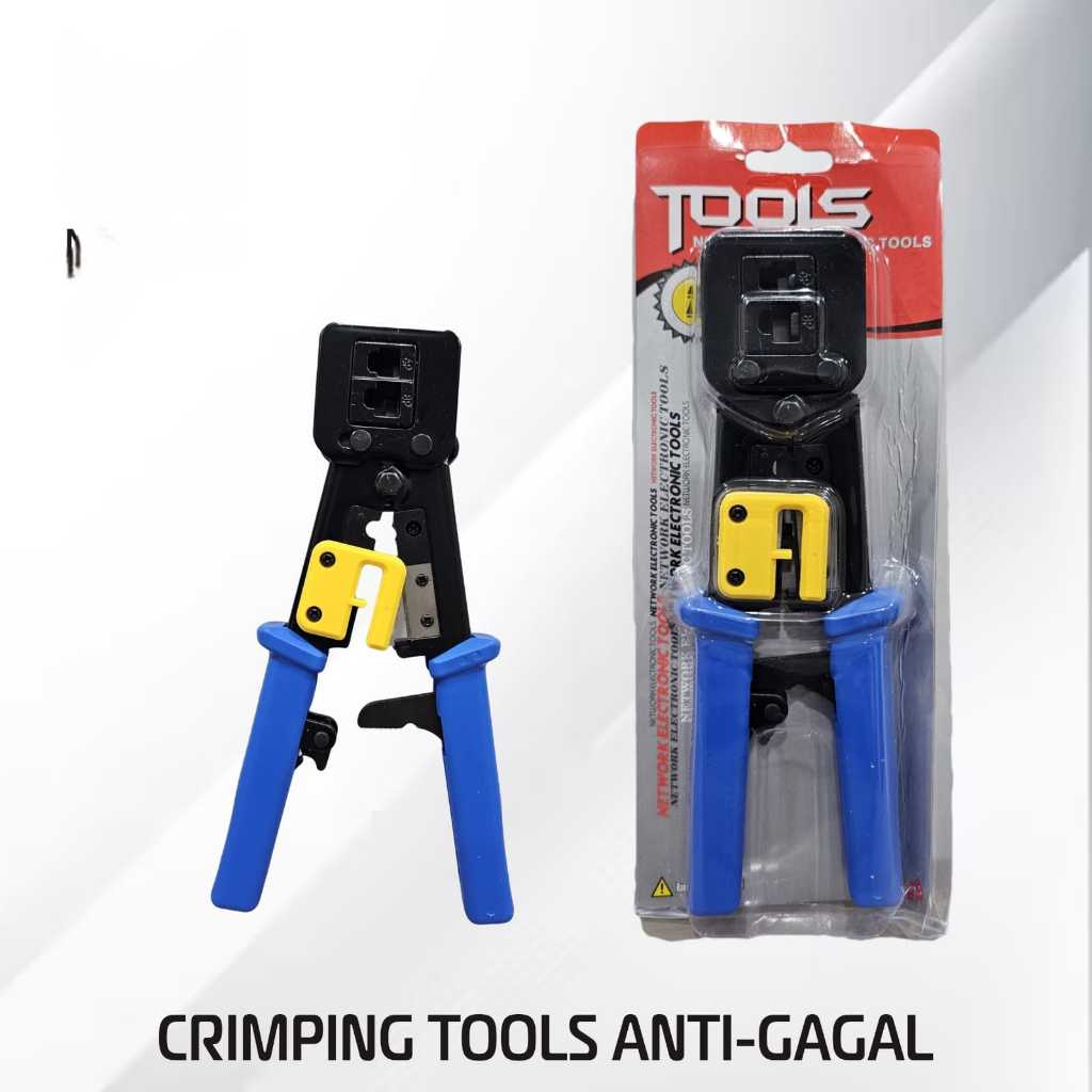 Rj45 ez anti-Fail crimping Pliers cat5E cat6 crimping tool And Rj45 ...