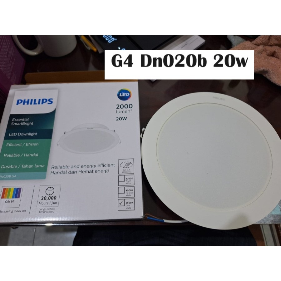 Philips LED LIGHT DN020B 20W 20 WATT PANEL Downlight CW 6500k G4 ...