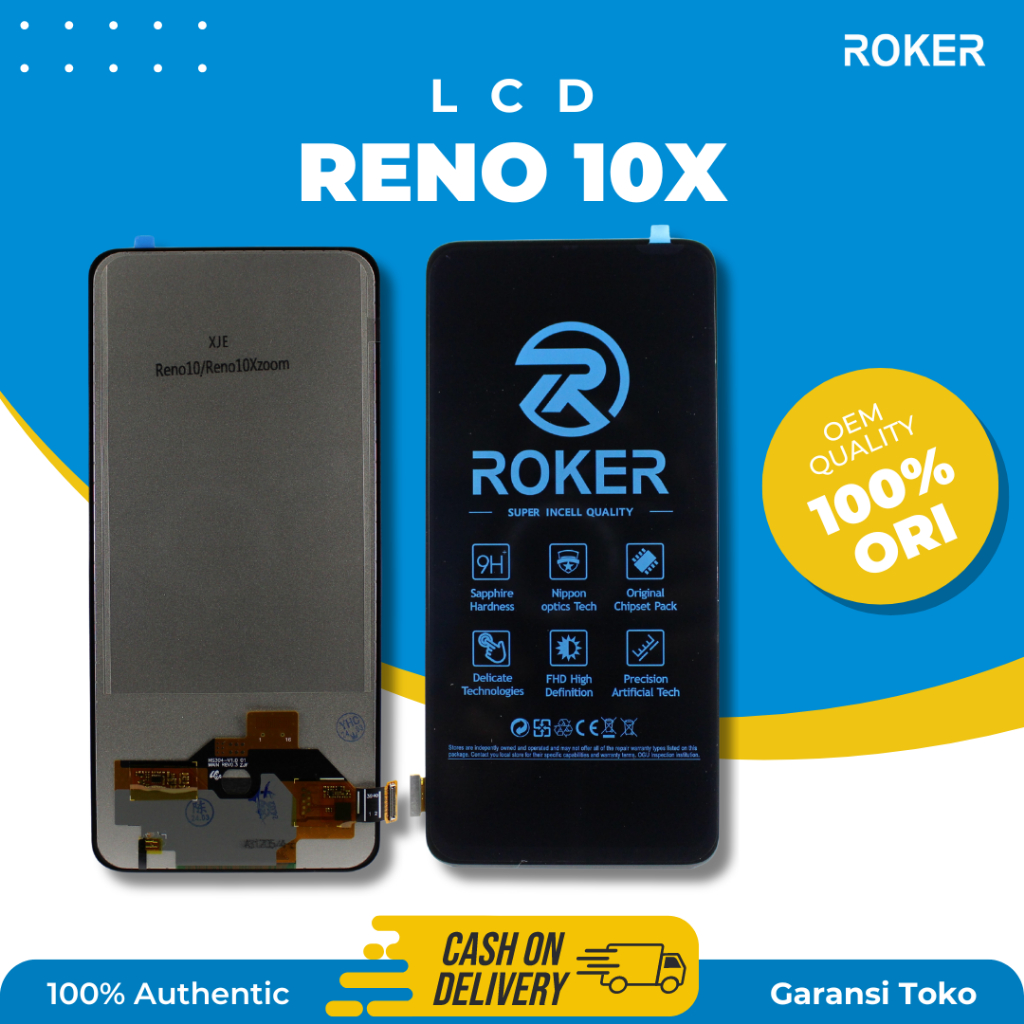 ROKER LCD TOUCHSCREEN OPPO RENO 10X ZOOM FULLSET BY ROKER