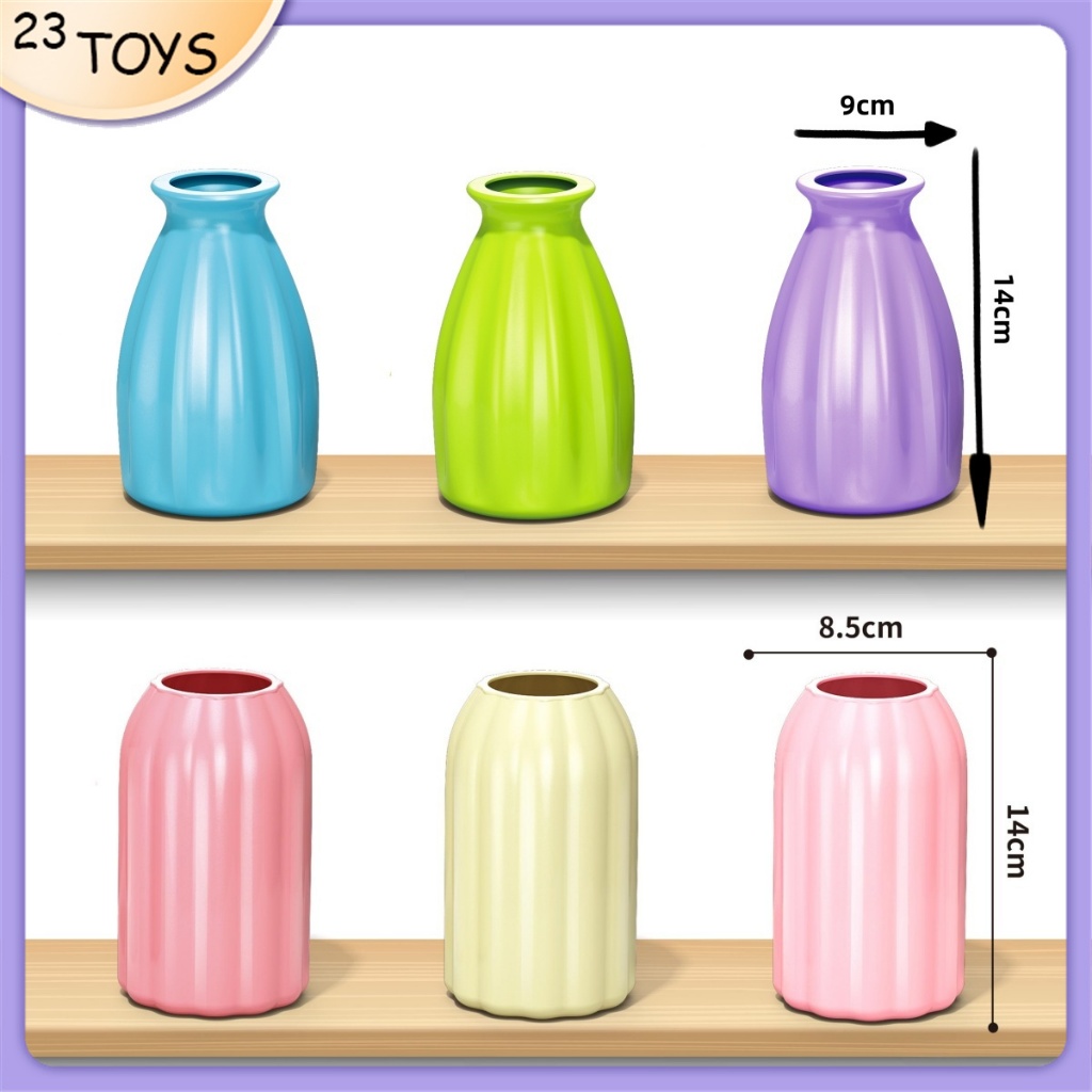 Random color, akavas for minimalist flowers, plastic vases, flower pots ...
