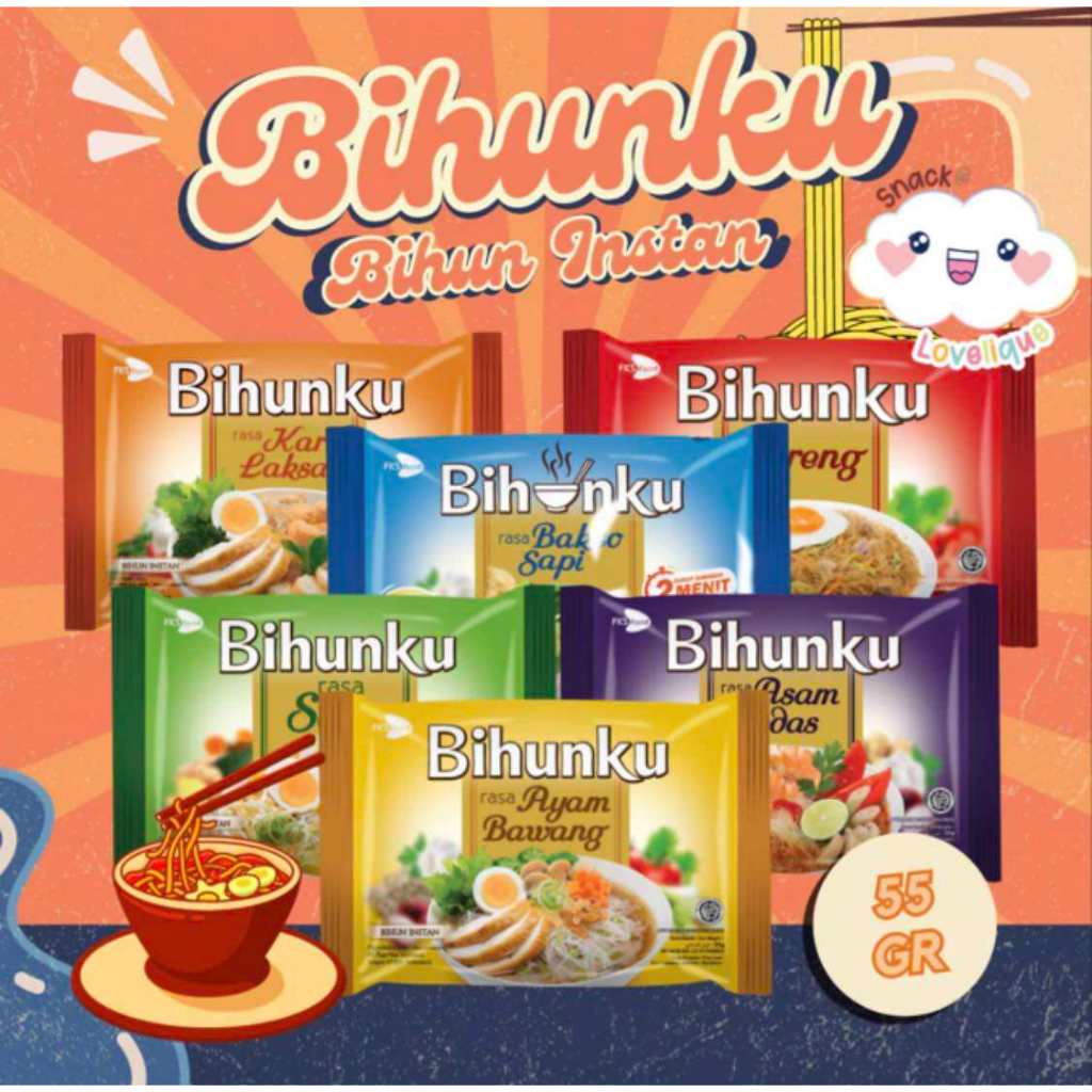 Bihunku Bihun instan tersedia aneka rasa netto 55 gram - Gambar 4