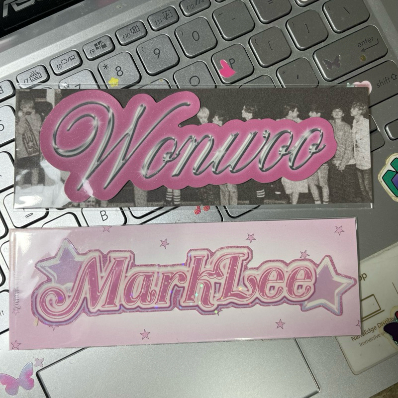 [FANMADE] Sticker name mark & wonwoo made in thailand | Shopee Singapore