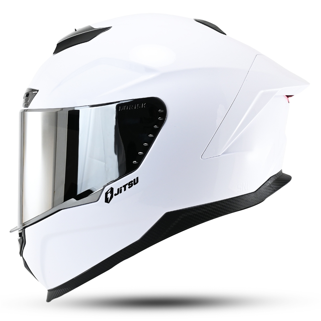 HELM FULL FACE JITSU AIR1 HELEM MOTOR TERBARU KACA SILVER - Gambar 3