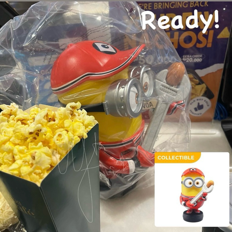Tumbler Minion Pit Crew Despicable Me 4 XXI Cinema/Collectible Popcorn Bucket Shopee Singapore