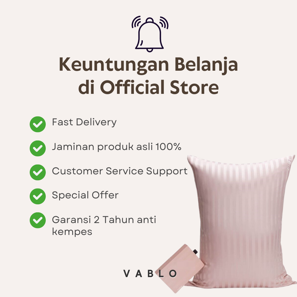 PROMO bantal Vablo memory foam - bantal hotel - Premium Wool Knitting - memory foam micro - GARANSI 2 TAHUN KEMPES - Gambar 4