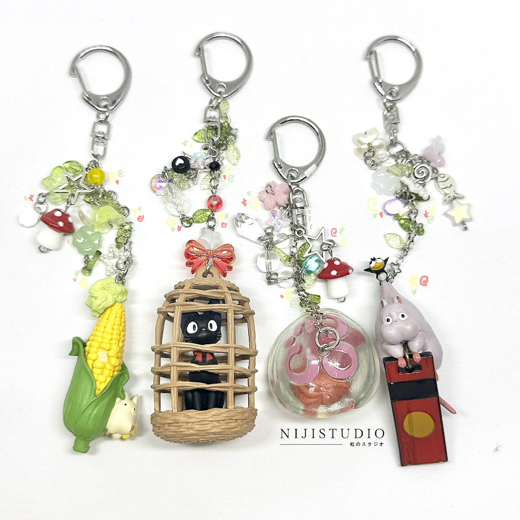 [limited Stock] ghibli beaded keychains Therm⋆. ⋆⸜ ̊ | Shopee Singapore