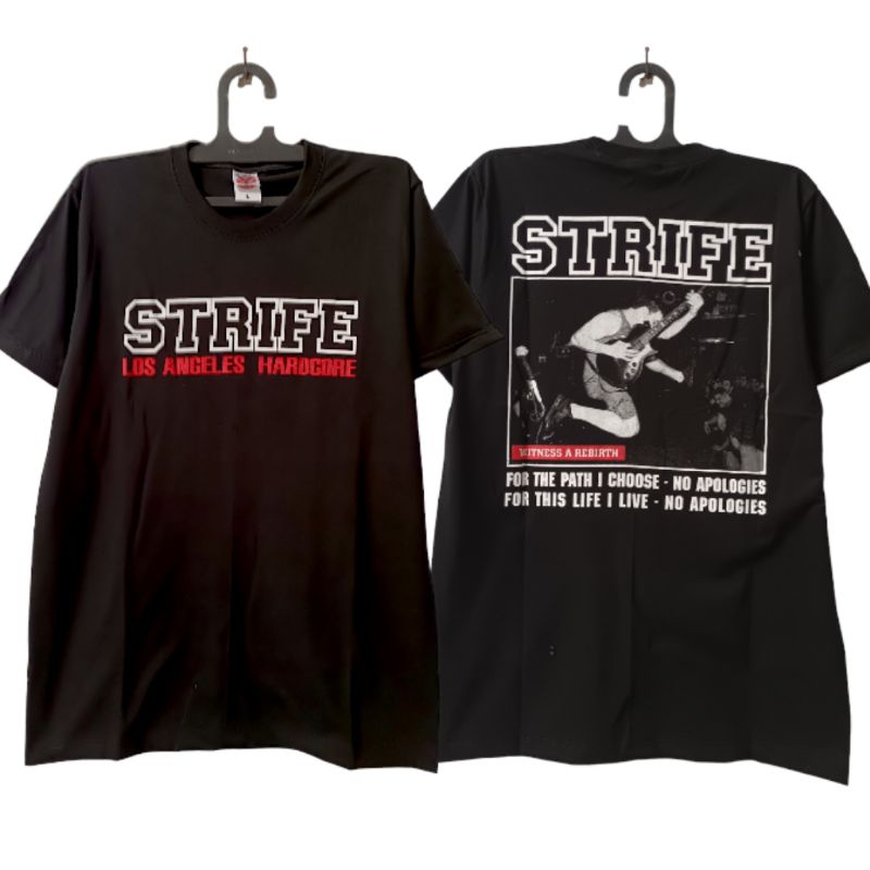 Strife music t-shirt | Incendiary | Built up 24s | Shopee Singapore
