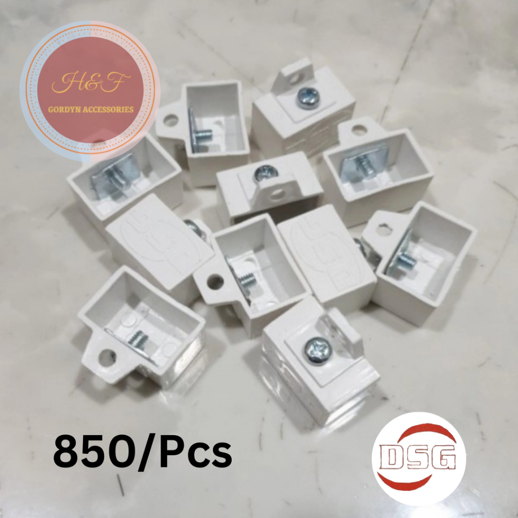 10pcs White Box Aluminum Rail Caps/ End CUp White Bolts/ Alkan Rail ...