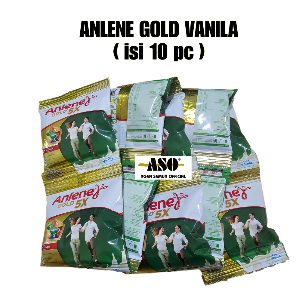 SUSU ANLENE GOLD 5x COKLAT VANILA 25gr RENCENG ( ISI 10 ) READY !!! - Gambar 4