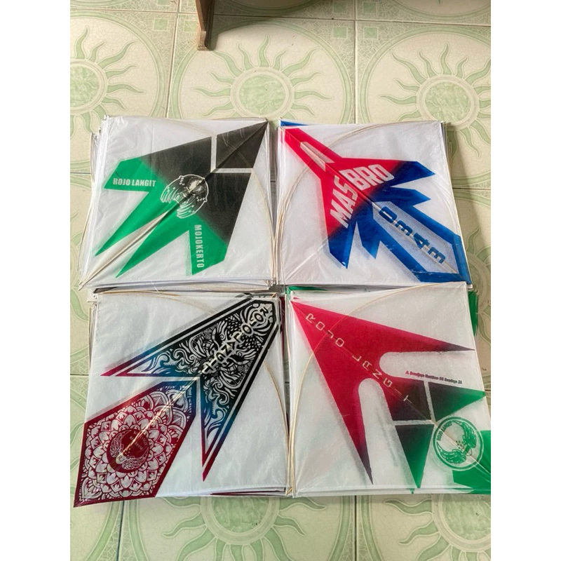 layangan Sukhoi standart 200pcs bonus4pcs - Gambar 2
