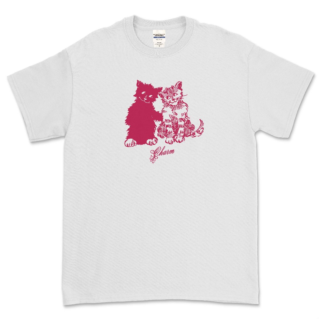 Clairo - CHARM FRIENDS Leisure trend (cat) T-shirt 【LLS