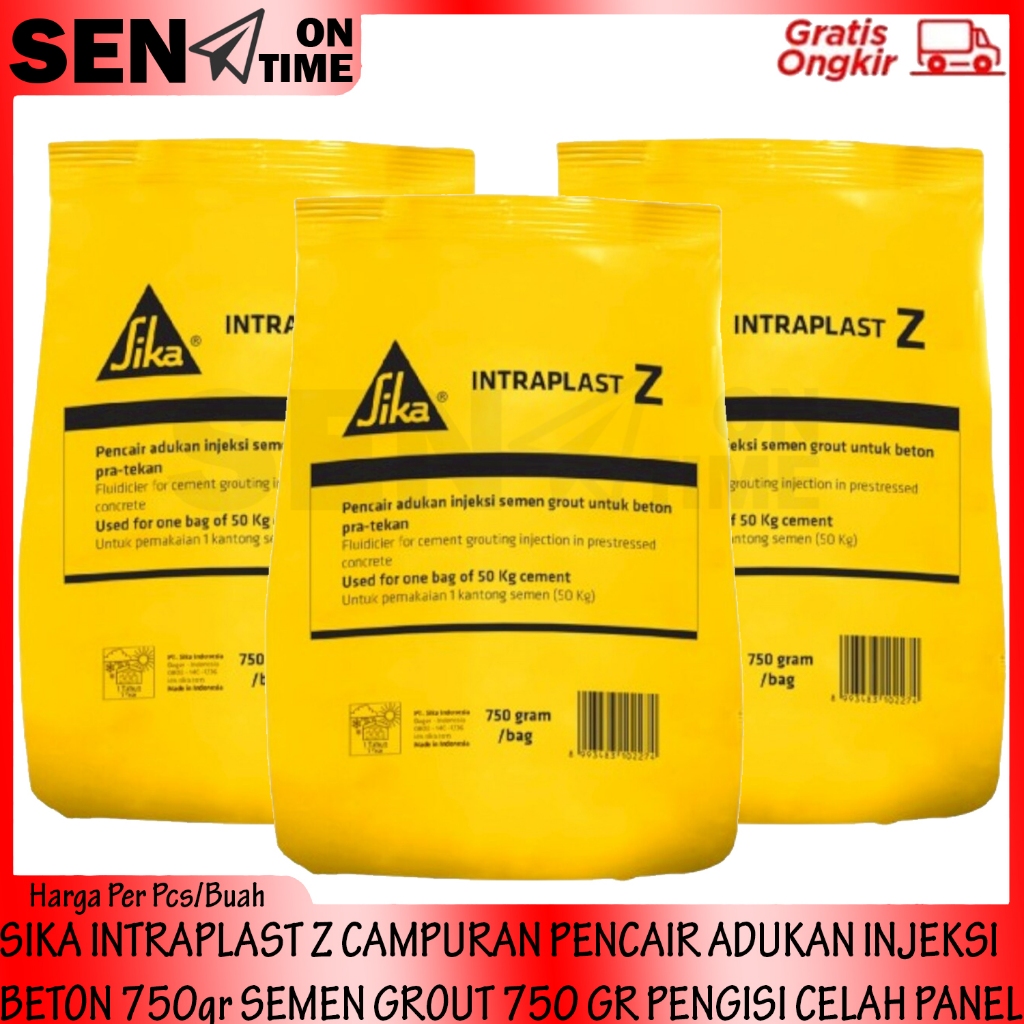 Cement Grout Intraplast Z 750gr Sika 750 Gr Gram Mixture of Thawing ...