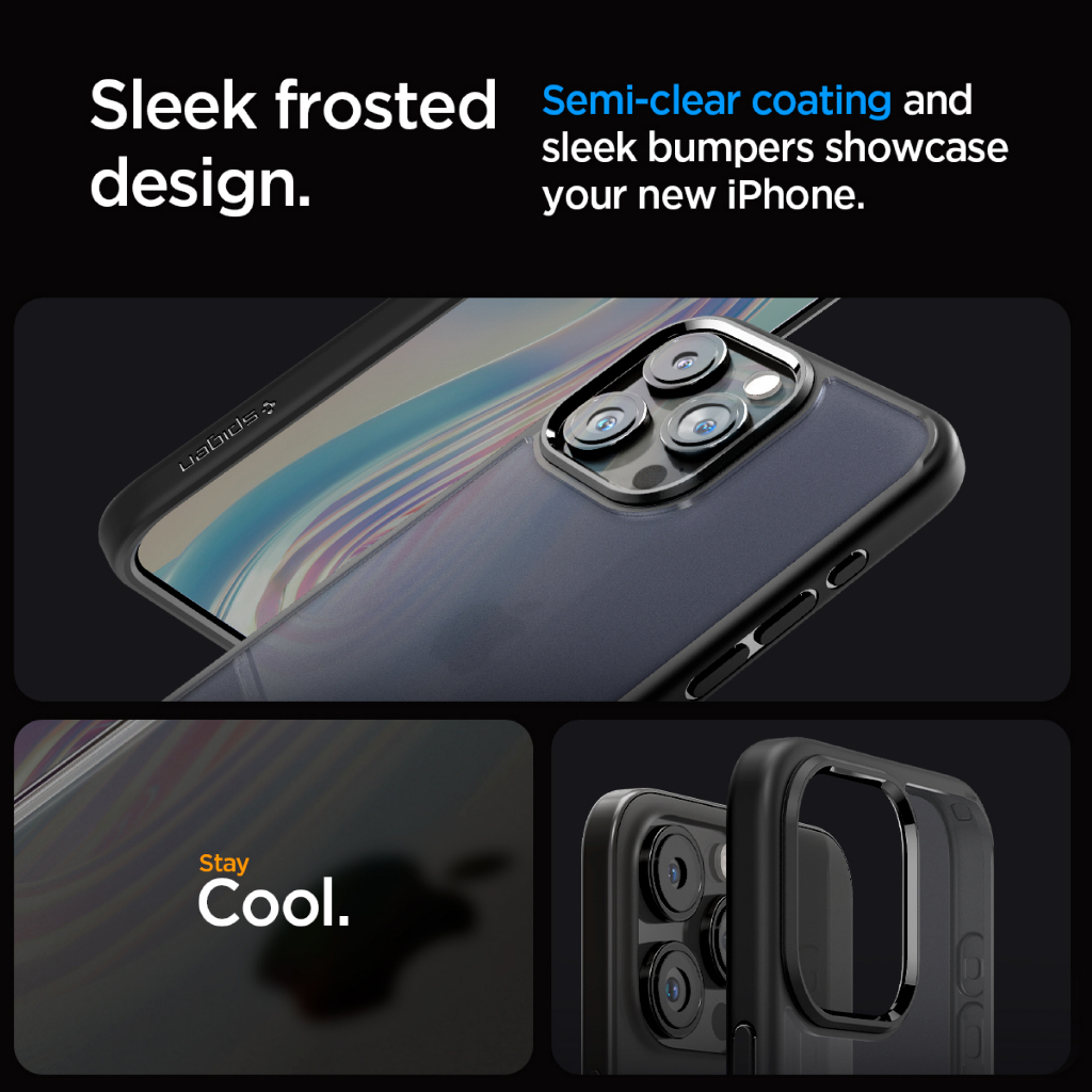 SPIGEN Case for iPhone 17 16 Pro Max Plus Air Ultra Hybrid MagFit Magsafe Clear Matte Slim Anti-Crack Shock Casing - Gambar 4