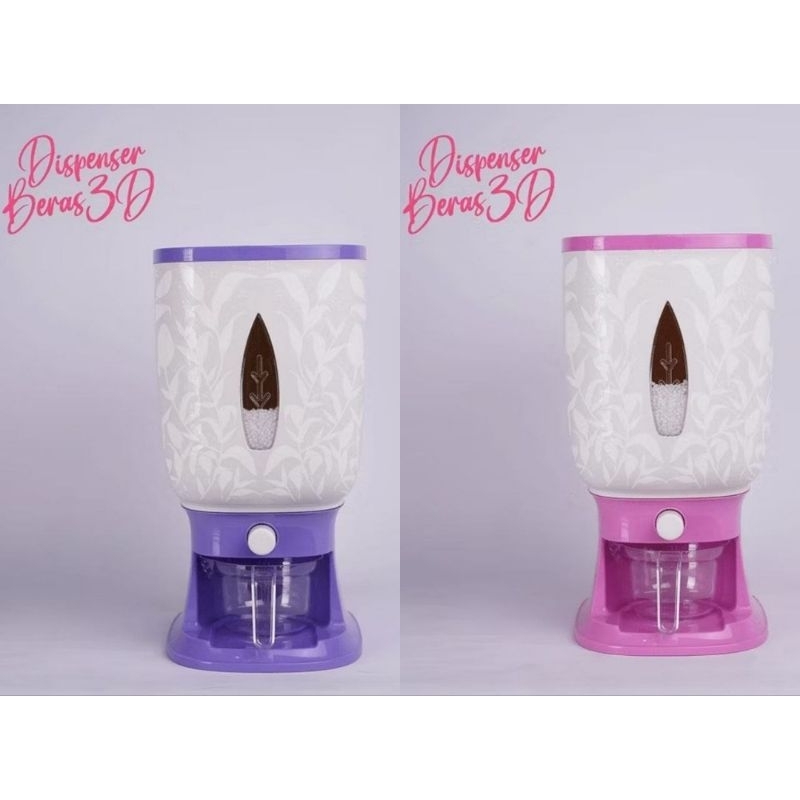 10l Rice Dispenser - PINK Rice Storage Bin | Shopee Singapore