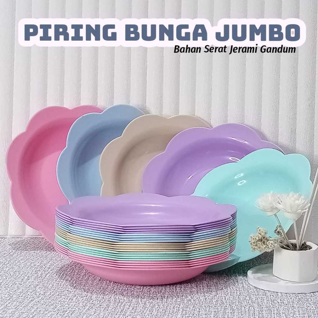 Dreamyhouse Piring Makan Plastik Jumbo Foodgrade