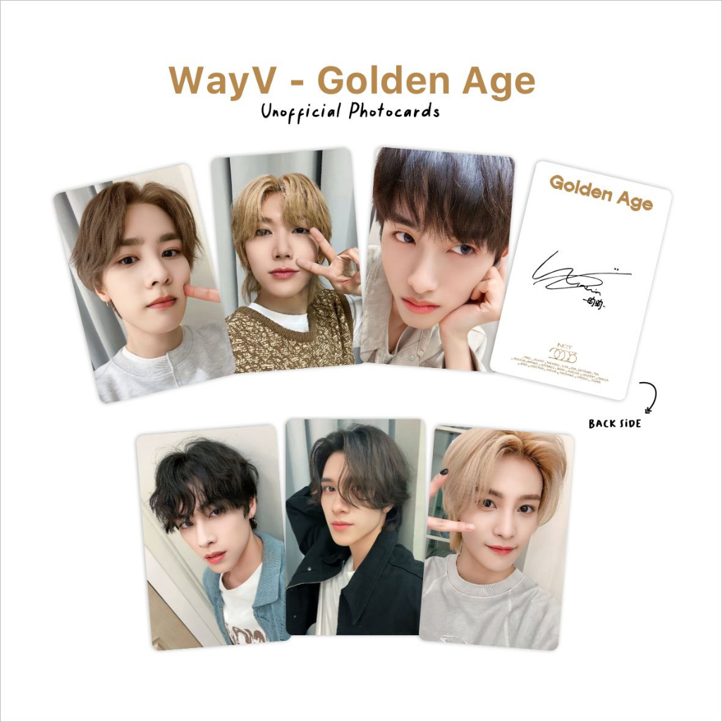 Nct 2023 Golden Age Unofficial Premium Photocard | Shopee Singapore