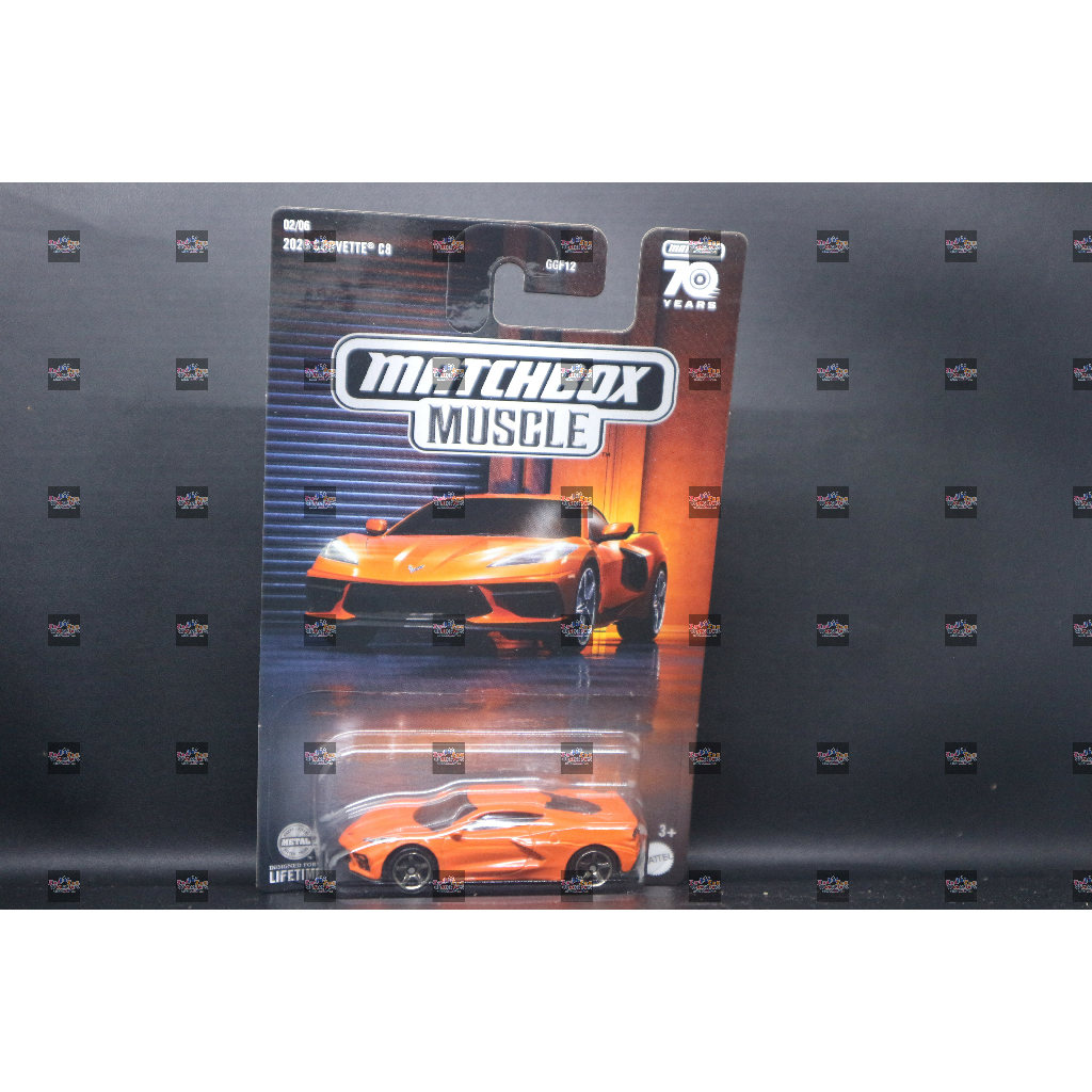 Matchbox 70 years Muscle Series 2020 Corvette C8 02/06 | Shopee Singapore