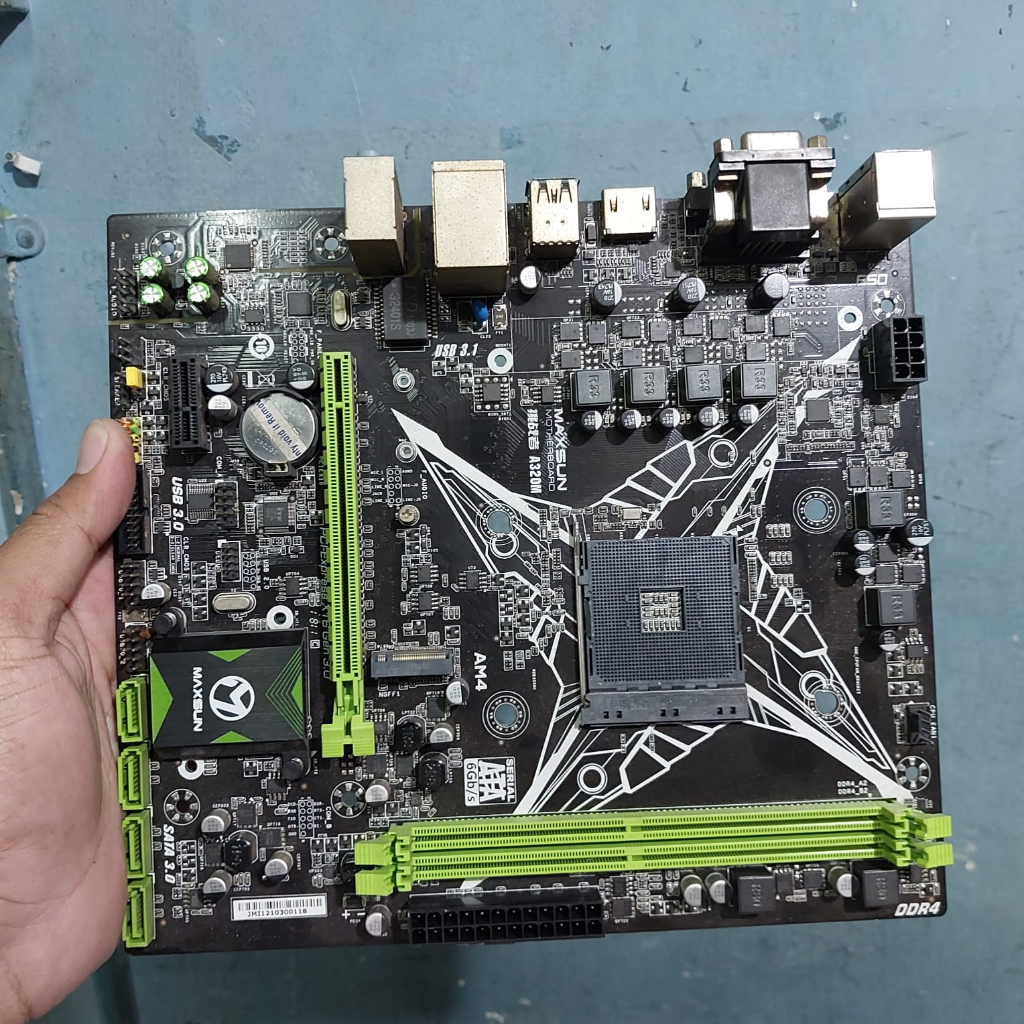 Mainboard amd am4 a320m motherboard am4 onboard nvme minus panel