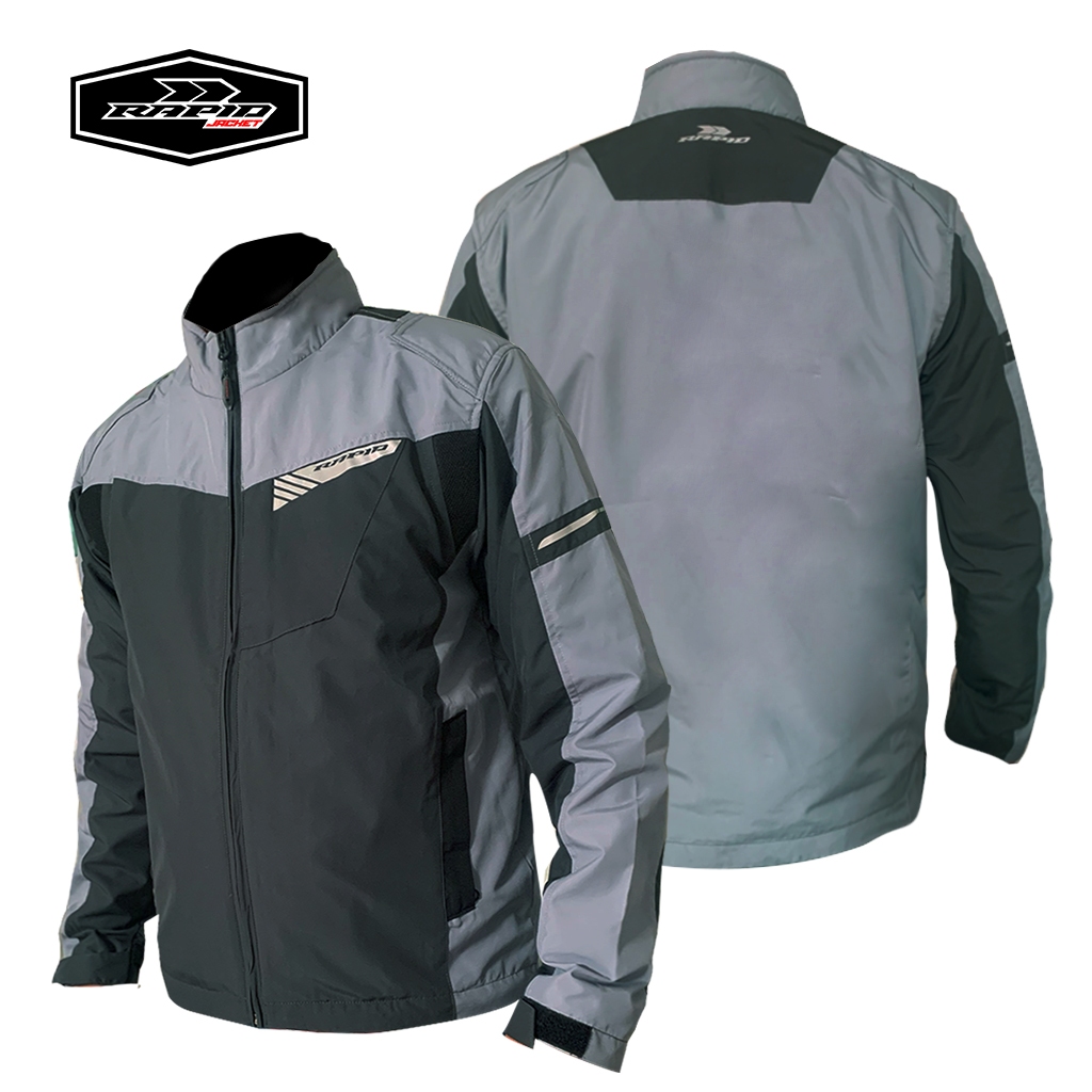 RAPID RAPTOR daily motorbike jacket in dark gray combined with light ...