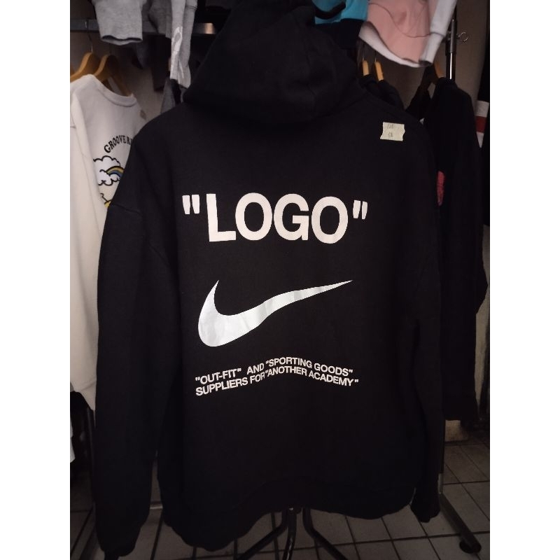 Off white nike outlet black hoodie