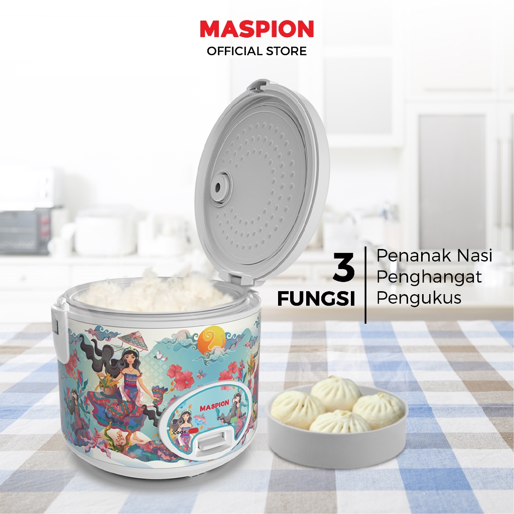 Maspion Rice Cooker Magic Com 1.8 Liter MRJ-1808 DS - Gambar 2