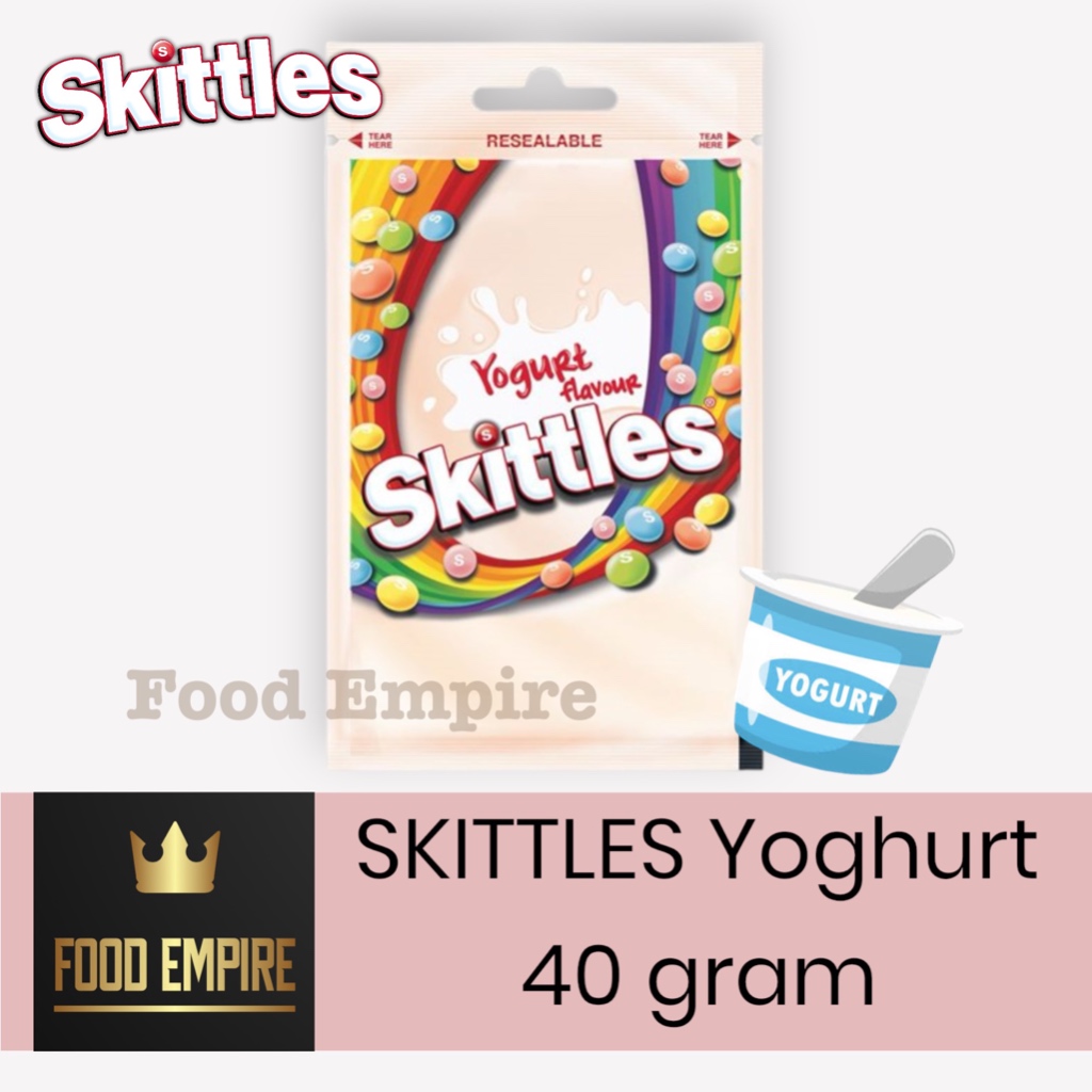 Skittles Yogurt Candy 40 Grams Yoghurt Flavored Skittle Candy