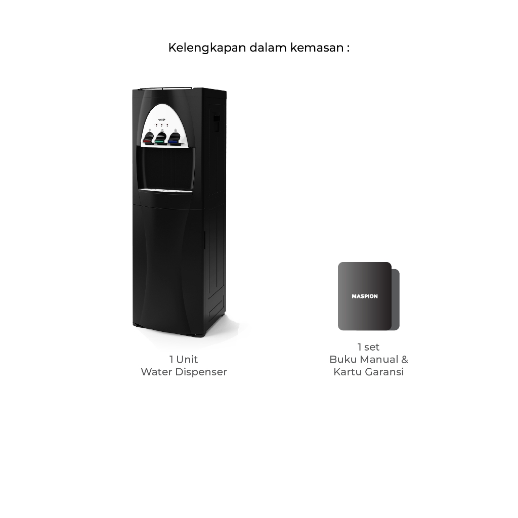 Maspion Standing Dispenser Normal Hot and Cold MD 108 PAS Thermoelectric - Gambar 4