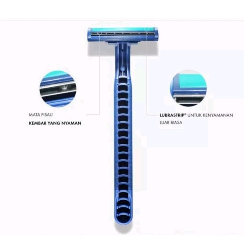 1PCS Alat Cukur Rambut Kumis Jenggot 2 Mata Pisau Cukuran Silet Bulu Ketiak Tajam Perawatan Manual Unisex A044 - Gambar 4