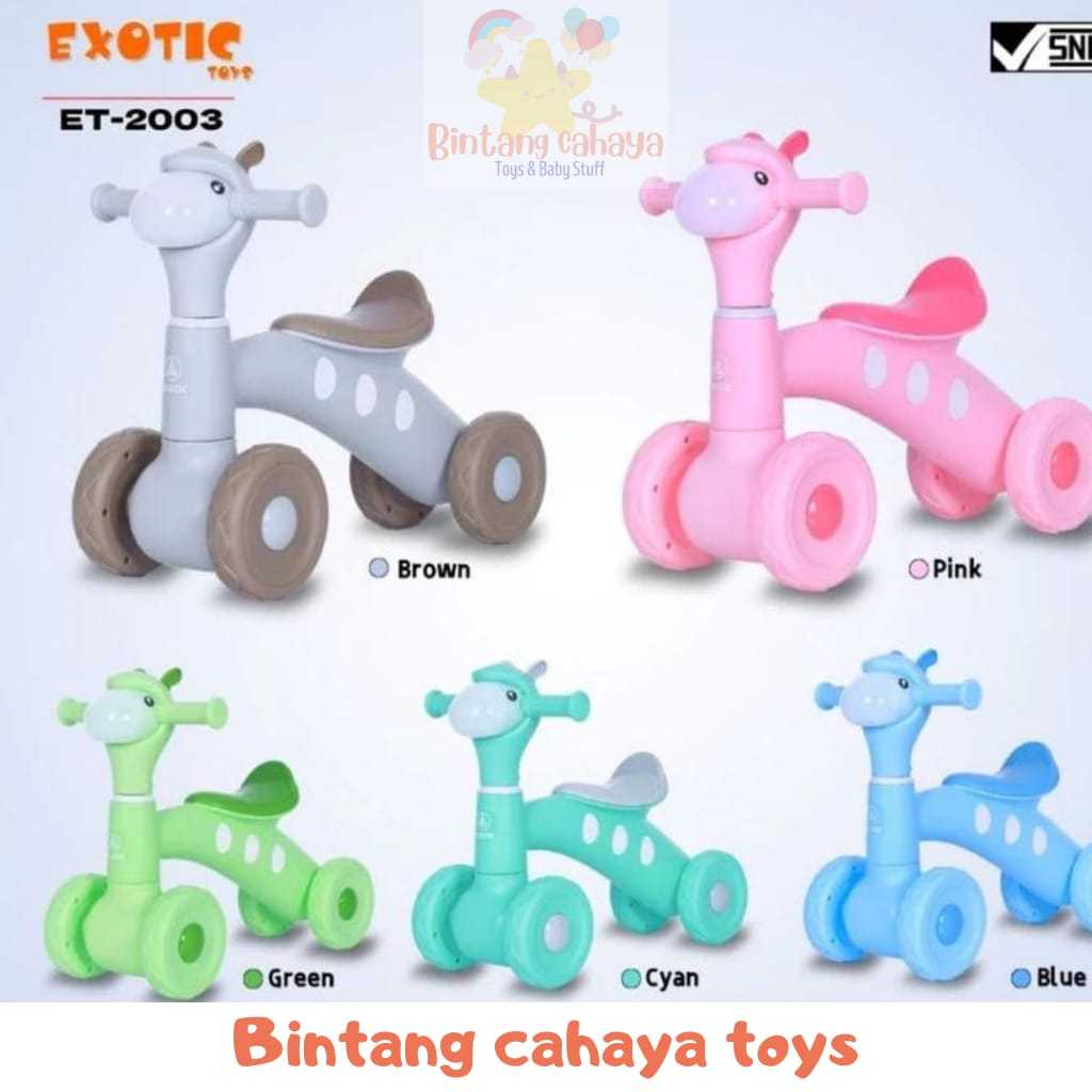 Sepeda Balance Bike Anak Musik Led Usia 1-3 Tahun - Gambar 4
