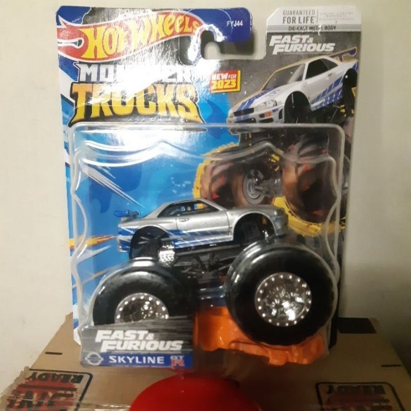 Hot Wheels Monster Trucks Nissan Skyline R34 Fast And Furious | Shopee ...