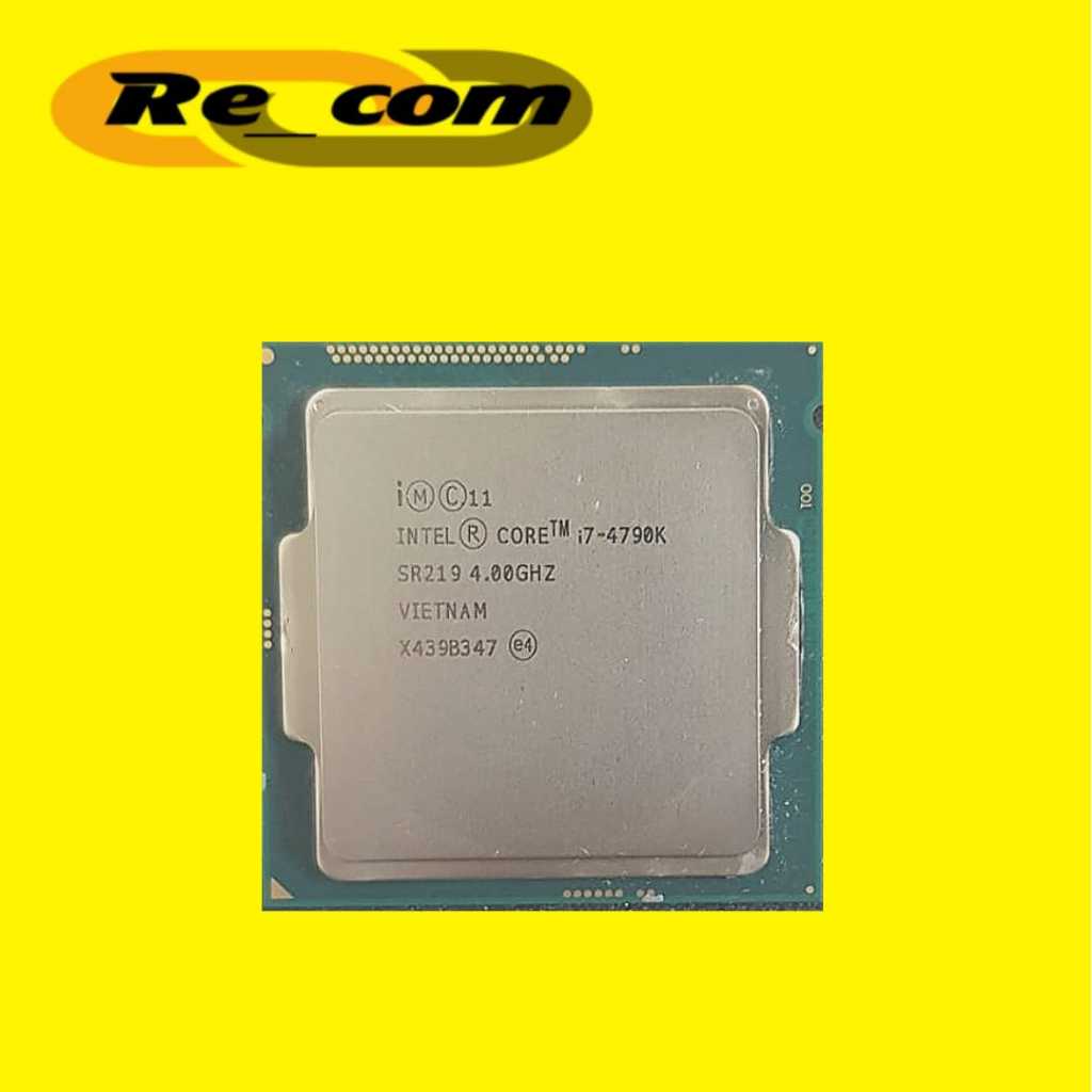 Intel Core i7 4790K 4 GHZ CPU SR219 1155