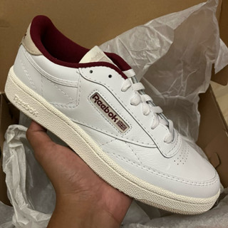 Reebok club c hot sale off white