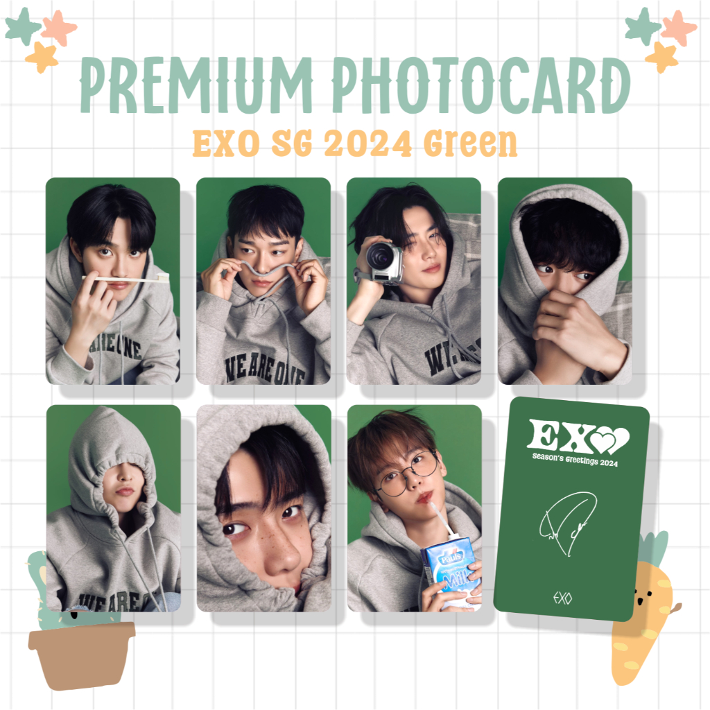 EXO 直筆サイン入りファイル XIIX 直筆サイン入り ポストカード - メルカリ