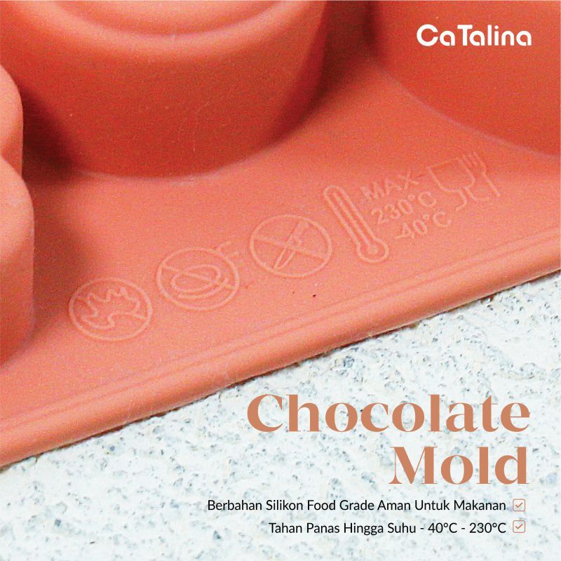 Cetakan Coklat Mold Silikon Karakter Lucu Tahan Panas - Gambar 2
