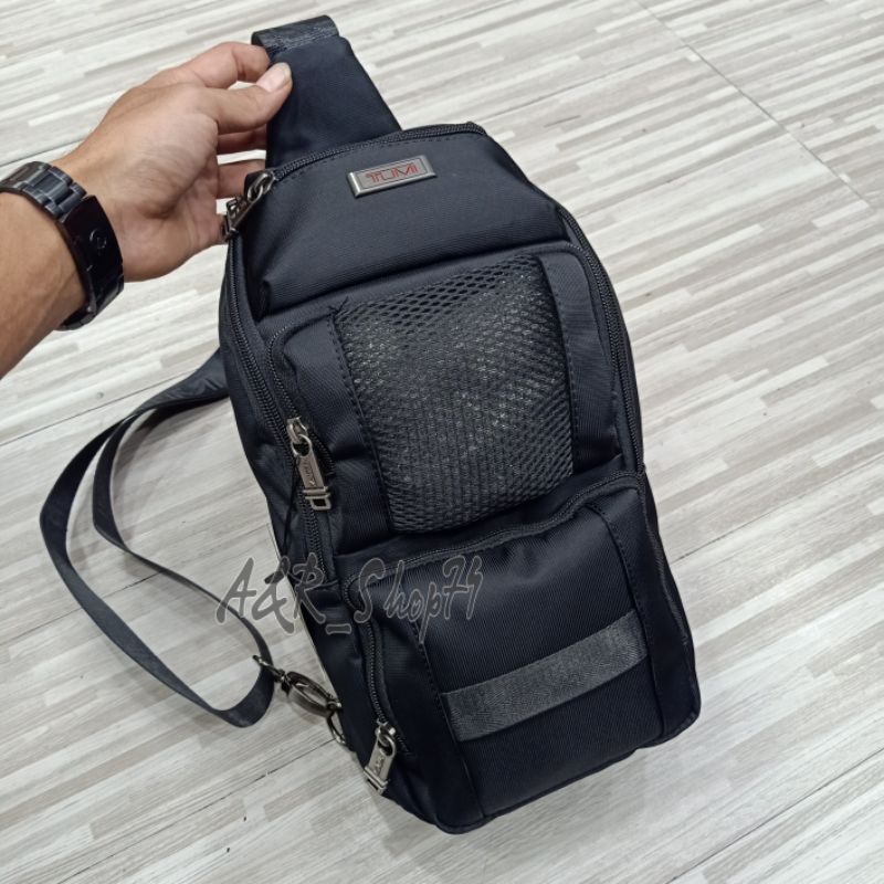 Tumi nylon sling outlet bag