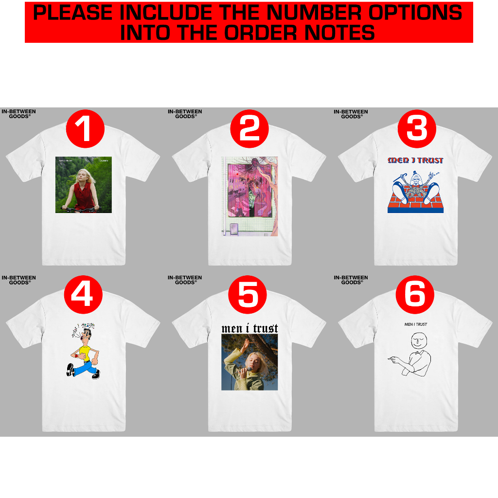 MEN I TRUST | T-SHIRT BAND | INDIE POP | merchandise | Shopee