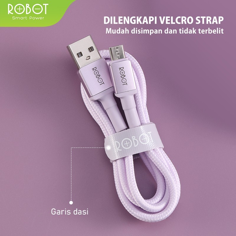 Robot Kabel Data Quick Charge 2M Fast Charging - Gambar 4