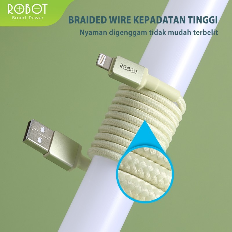 Robot Kabel Data Quick Charge 2M Fast Charging - Gambar 2