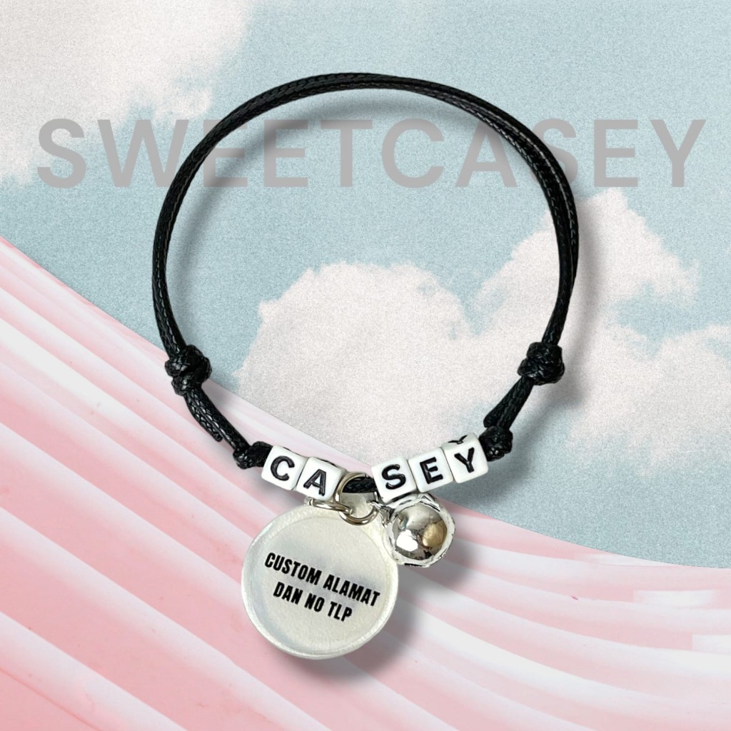 Kupa Cat Necklace/Kalung Kucing Nama/Kalung Kucing Custom - Gambar 2
