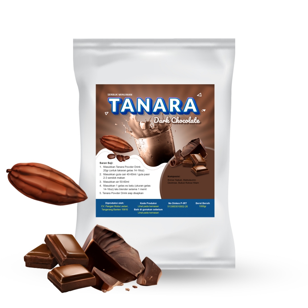 HITAM Dark Chocolate Powder 1kg - Premium Black Chocolate Bubble Drink ...