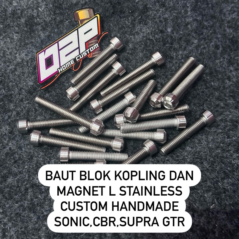 MESIN Engine Block Bolts Clutch Block Bolts cbr,sonic,supra