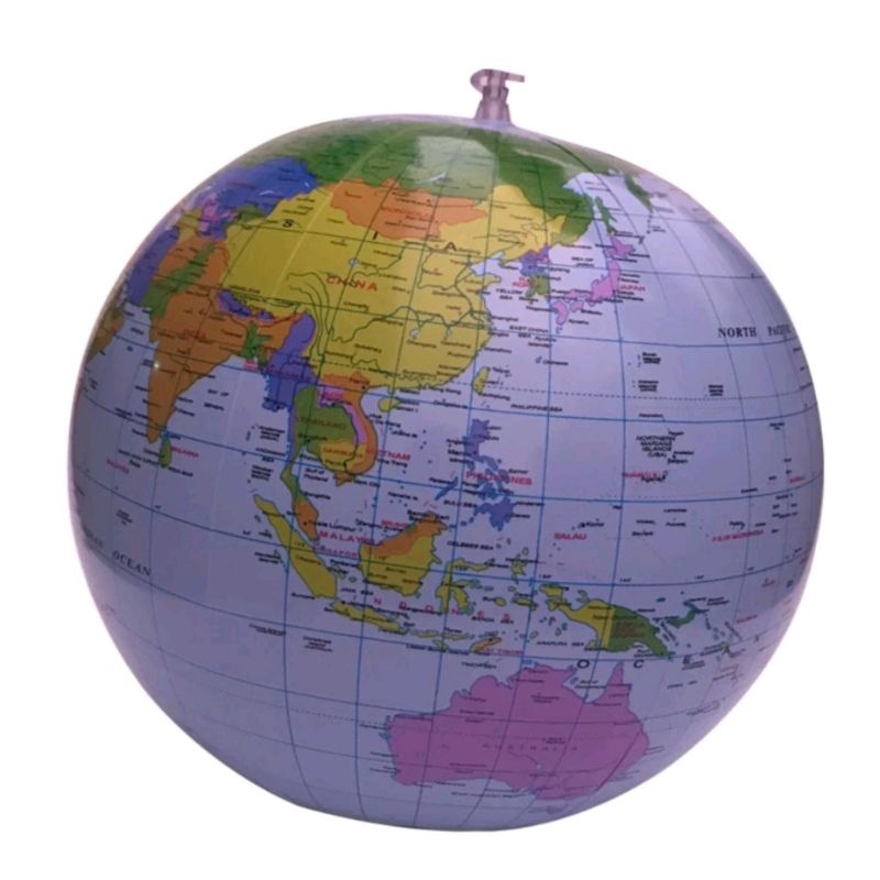 World map ball, world ball balloon, educational toy world ball balloon ...