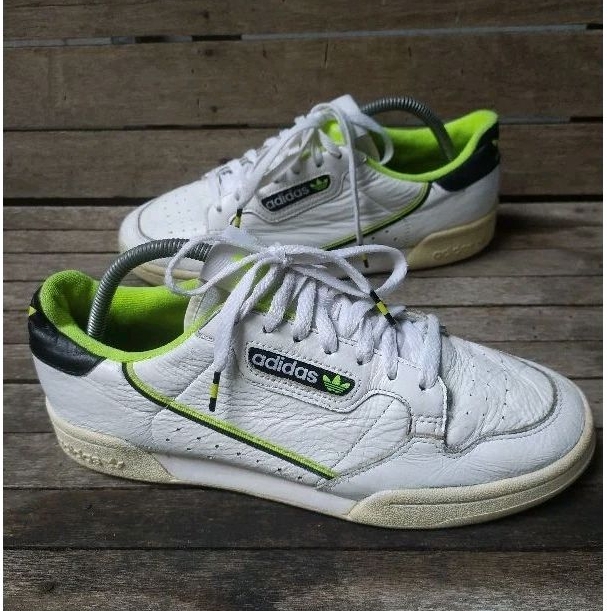 Mens adidas continental 8 on sale white