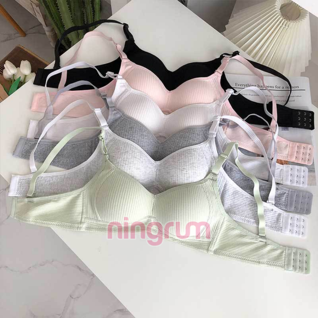 2Pc/Lot Teen Girl Sports Bra Kids Top Camisole Underwear Young Puberty  Small Training Bra 8-14year