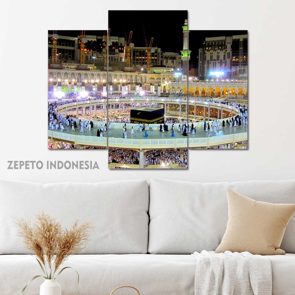 HIASAN DINDING Kaaba Mecca Room Display 50X40 Multi Panel/Zepeto ...