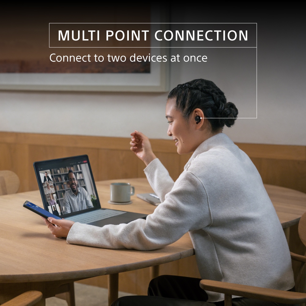 SONY WF-1000XM5 Noise Cancelling True Wireless Earbuds with Hi-Res Audio, Bluetooth 5.3, LDAC, 8 Hours Battery - Gambar 4