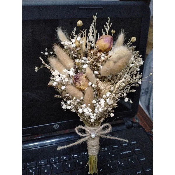 BUKET BUNGA KERING buket bunga mini kering - Gambar 2